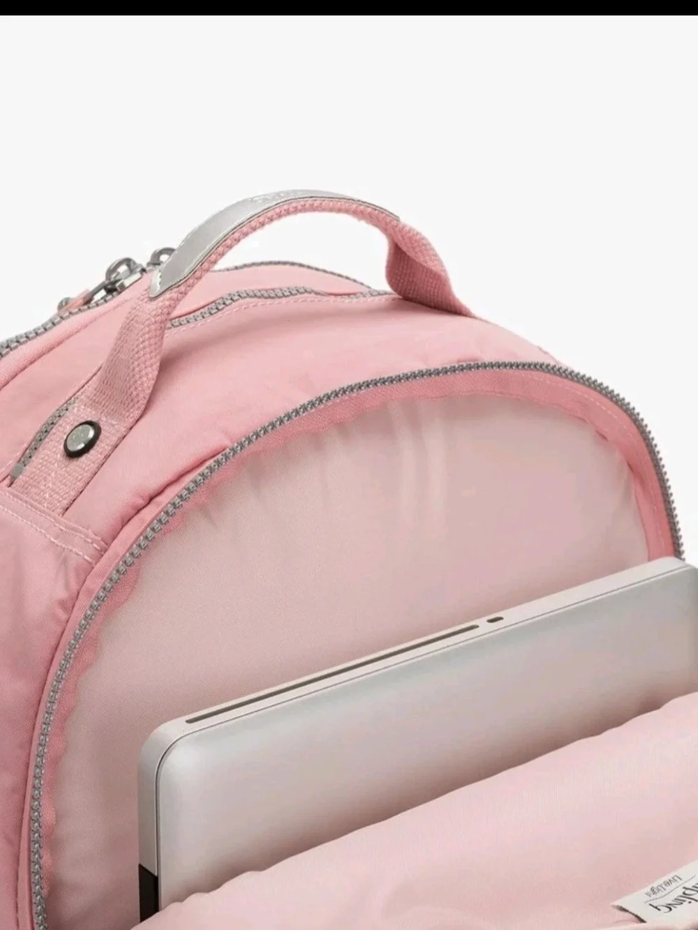 Kipling Pink Seoul IX Backpack w/ Anna  Monkey Charm NWT